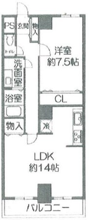 エスカイア本千葉第一の物件間取画像